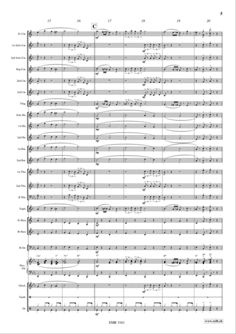 Kling Glöckchen Brass Band scores gallery preview page 6