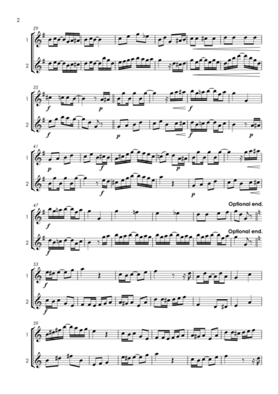 15 More Alto Sax Duets for Fun (popular classics volume 2) - various levels image number null