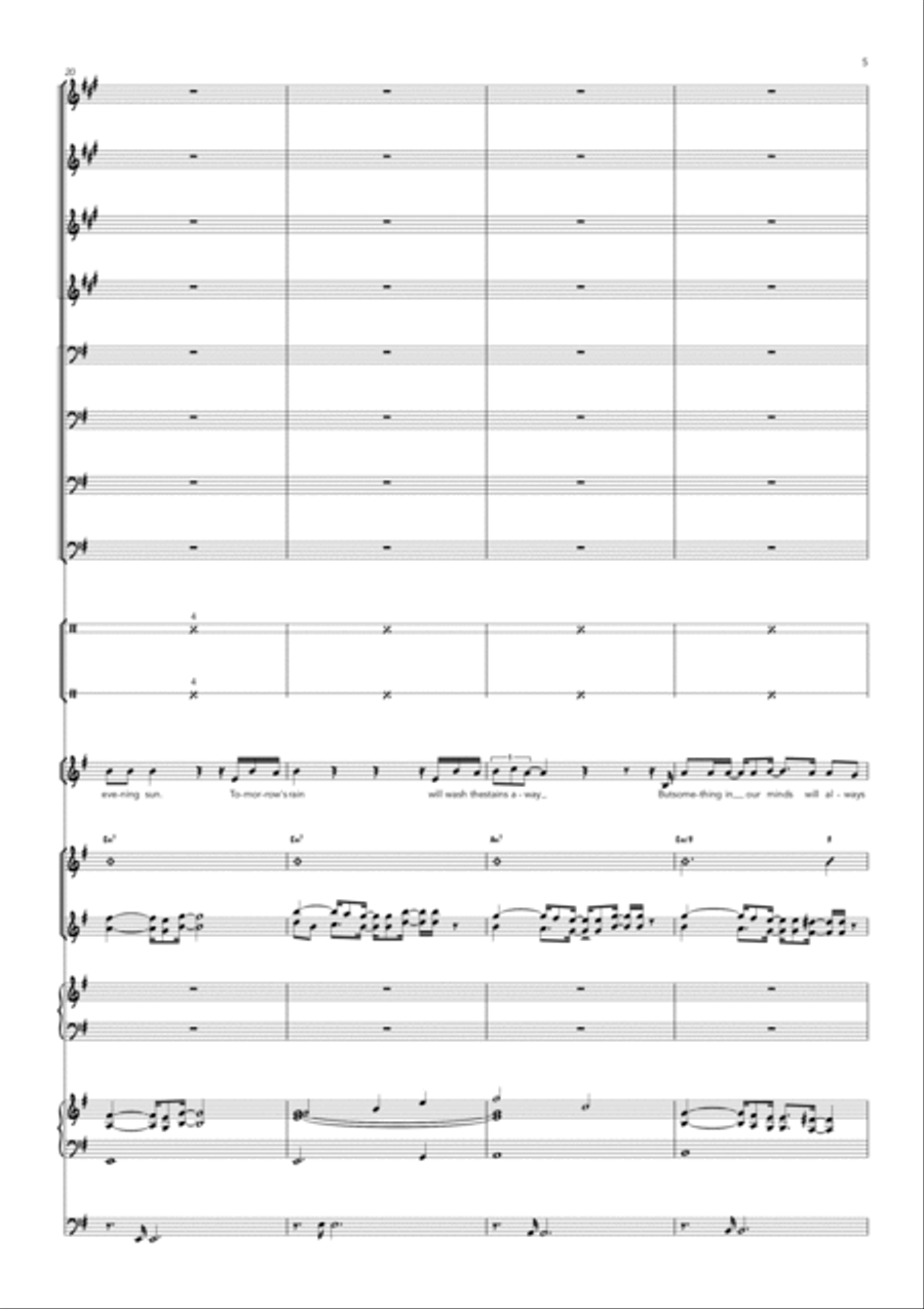 Fragile Jazz Ensemble scores gallery preview page 5