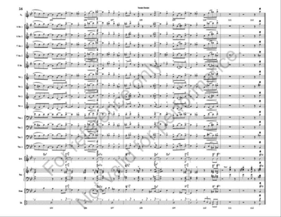 Fender Bender Jazz Ensemble scores gallery preview page 16