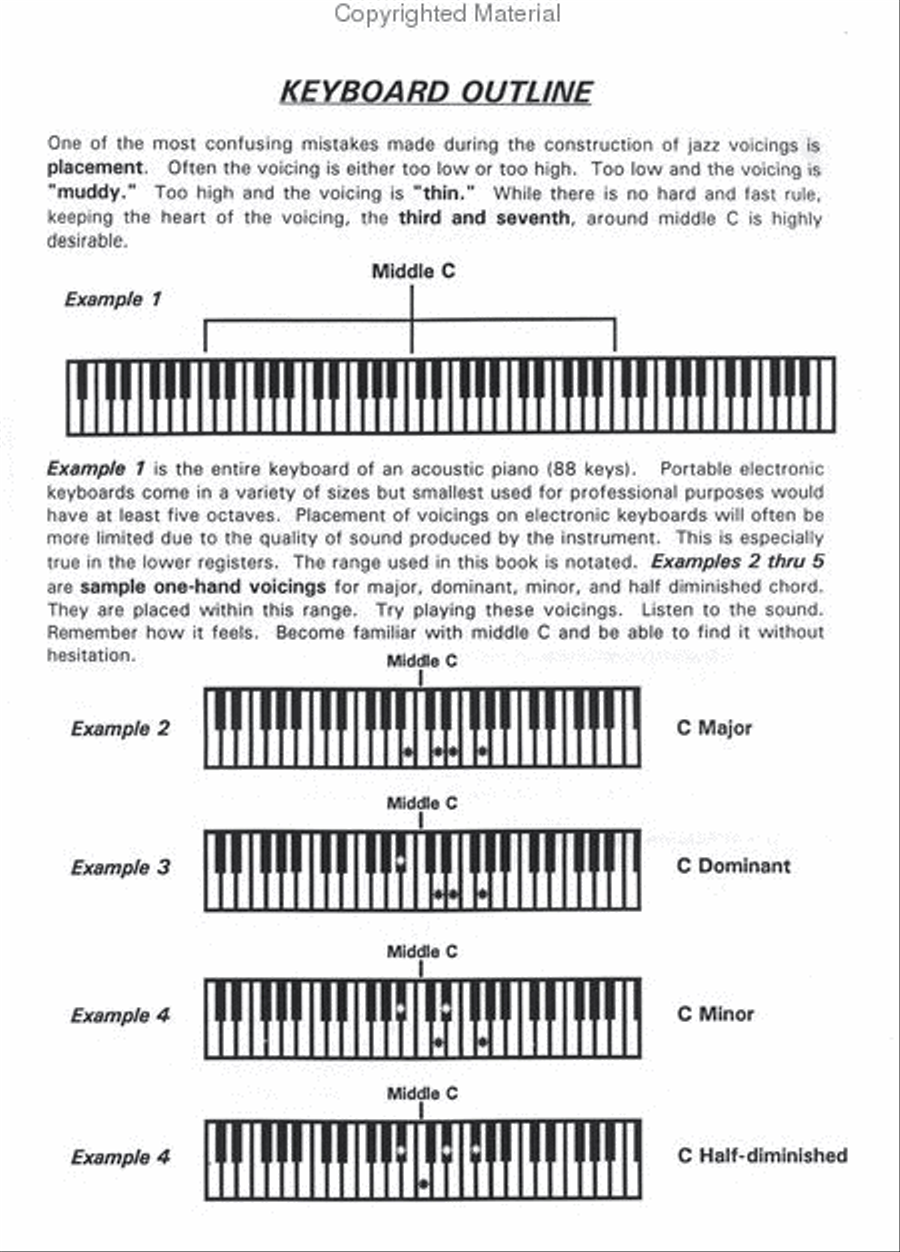Jazz Piano Voicings For The Non-Pianist Voice scores gallery preview page 3