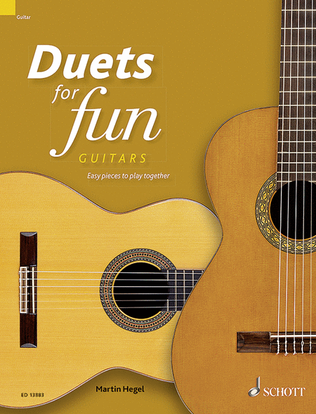 Book cover for Duets for Fun: Guitars