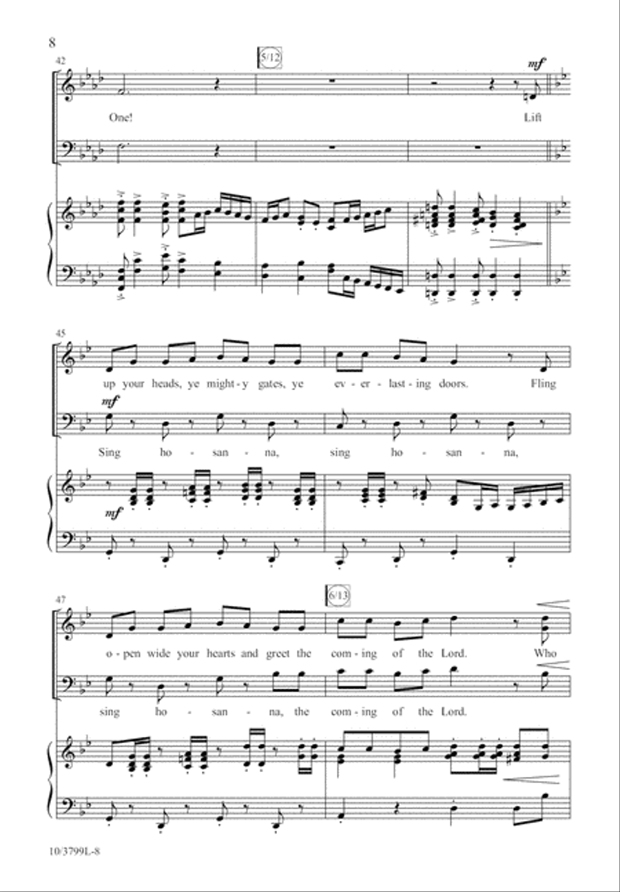 The King of Glory The King of Glory 3-Part scores gallery preview page 8