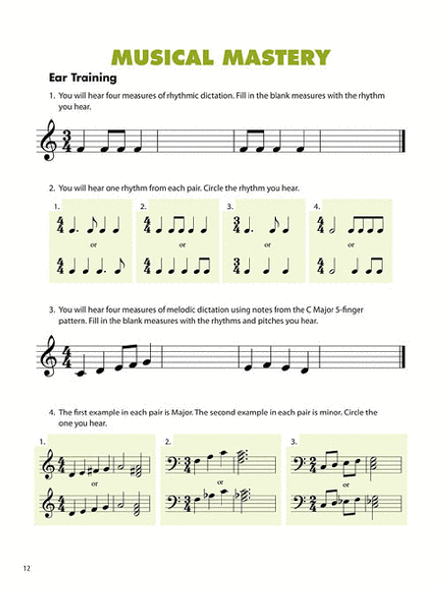 Essential Elements Piano Theory – Level 4 Piano Method scores gallery preview page 5
