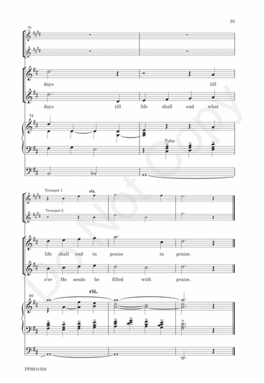 Ye Holy Angels Bright 4-Part scores gallery preview page 12