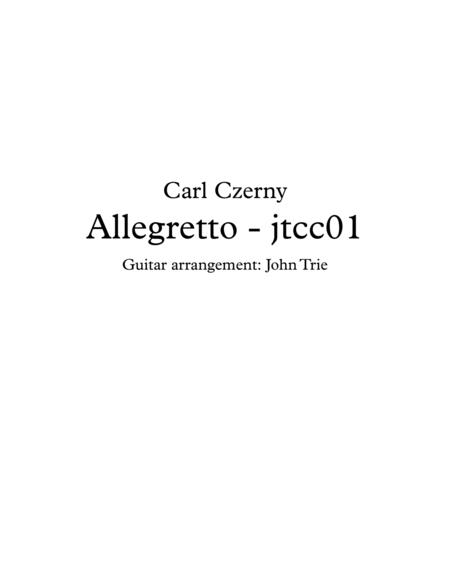 Allegretto - jtcc01 image number null