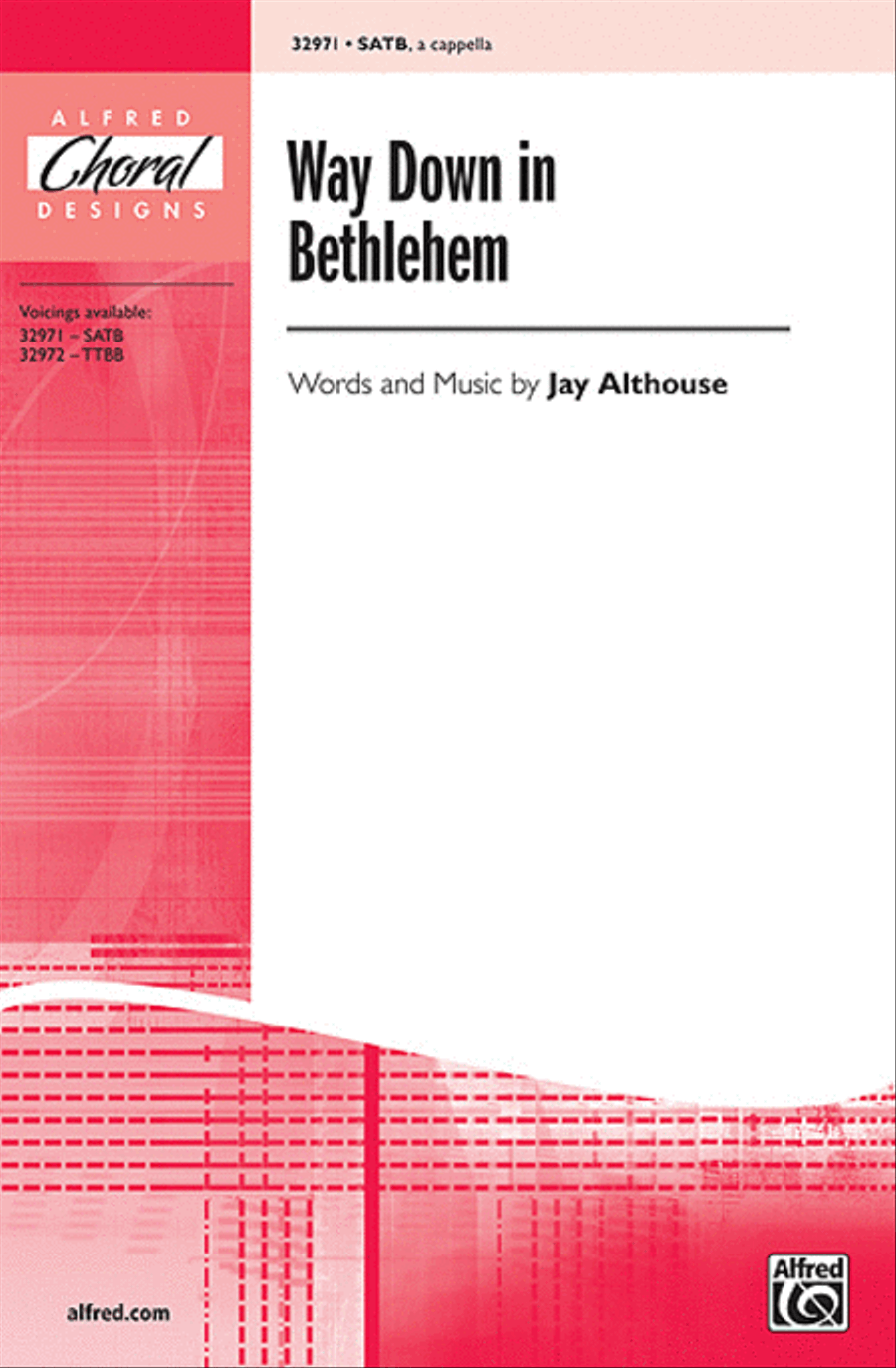 Way Down in Bethlehem 4-Part scores gallery preview page 1
