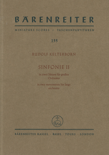 Sinfonie II in zwei Sätzen (1969/1970)