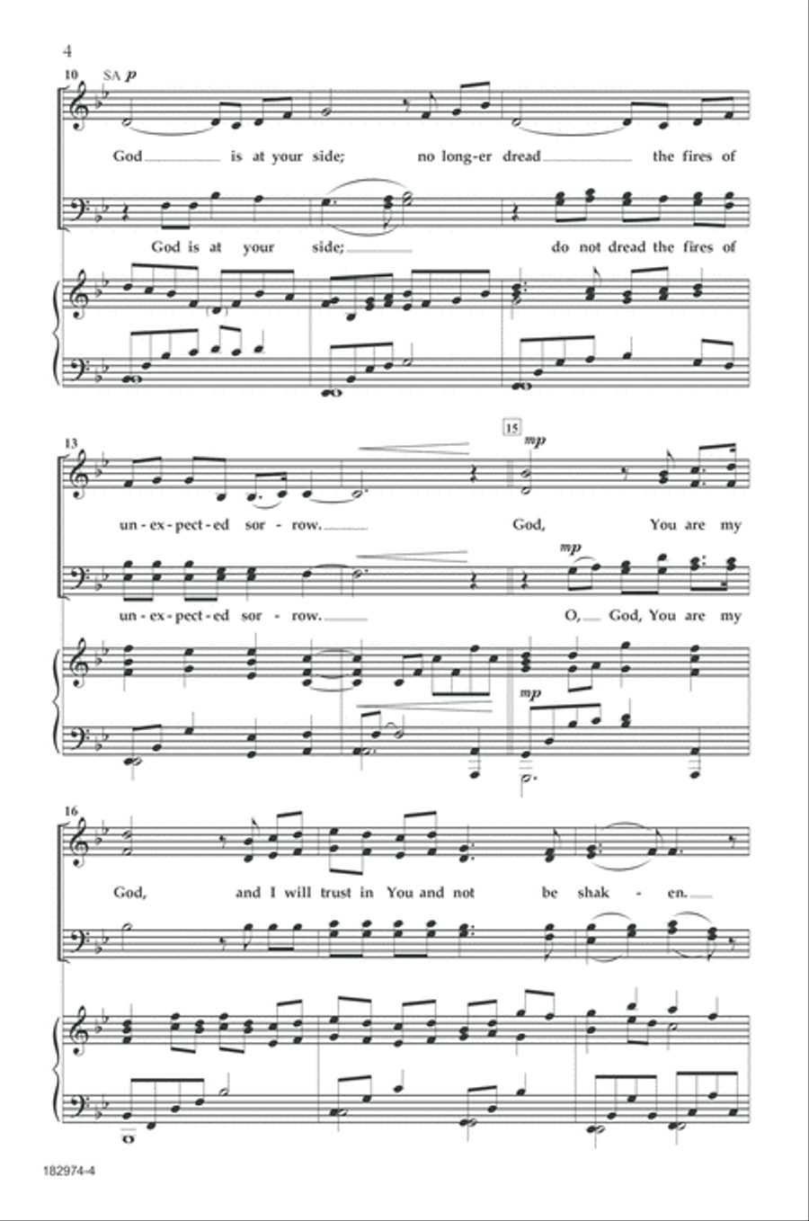 Still, My Soul, Be Still 4-Part scores gallery preview page 3
