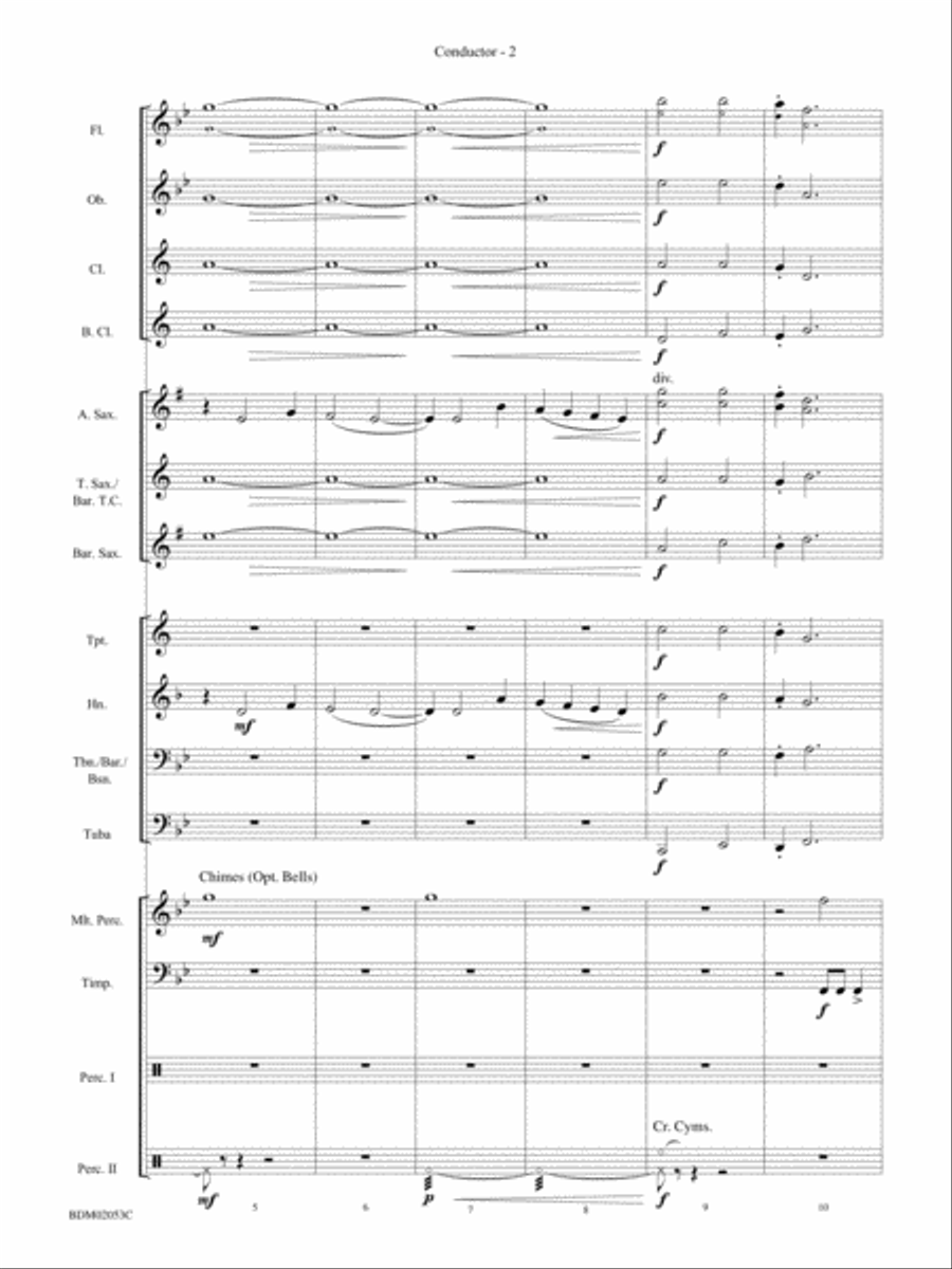 Dramatico: Score Concert Band scores gallery preview page 4