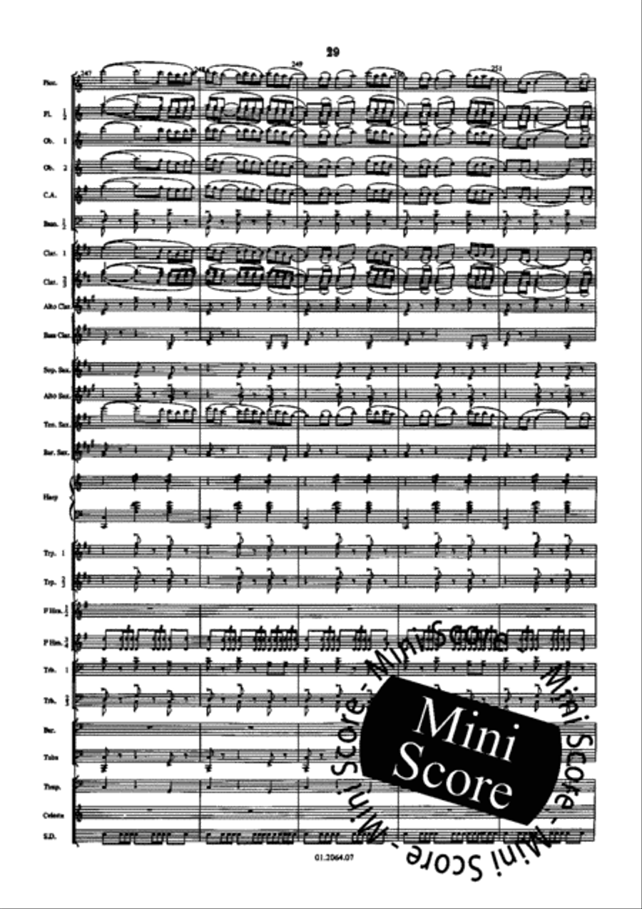 Bolero Concert Band scores gallery preview page 33