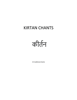Book cover for Kirtan Chant - a Collection