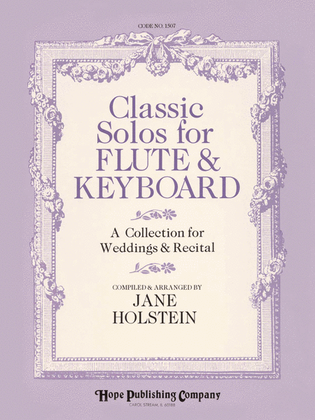 Book cover for Classic Solos for Flute and Keyboard