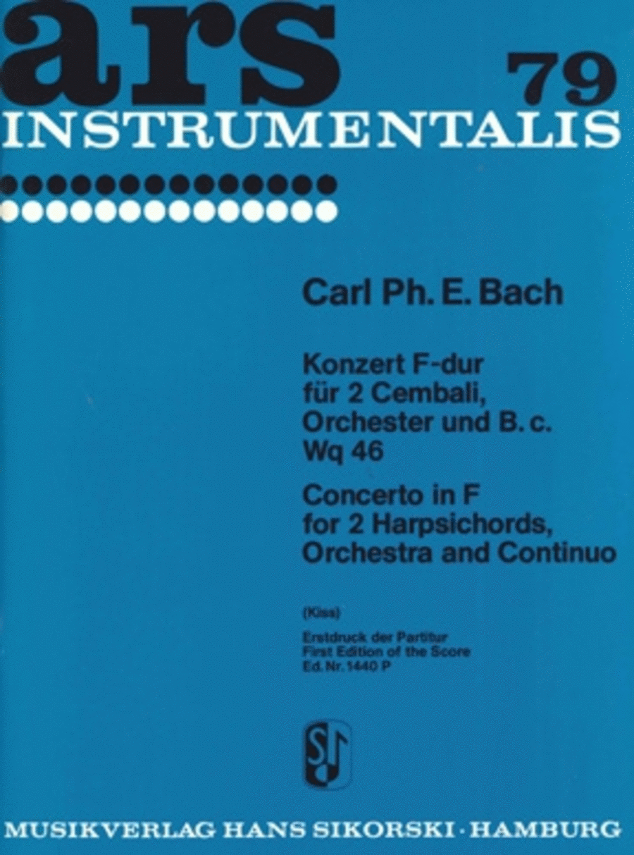 Concerto for 2 Harpsichords, Orchestra and Basso Continuo