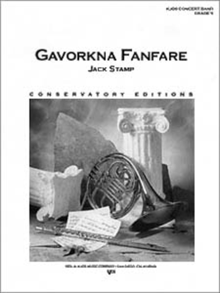Book cover for Gavorkna Fanfare - Score