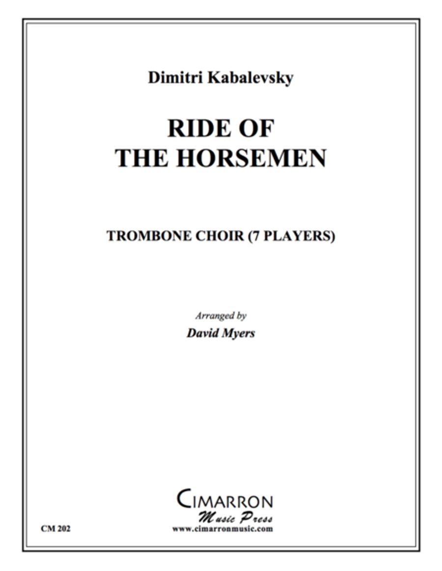 Ride of the Horseman Large Ensemble scores gallery preview page 1