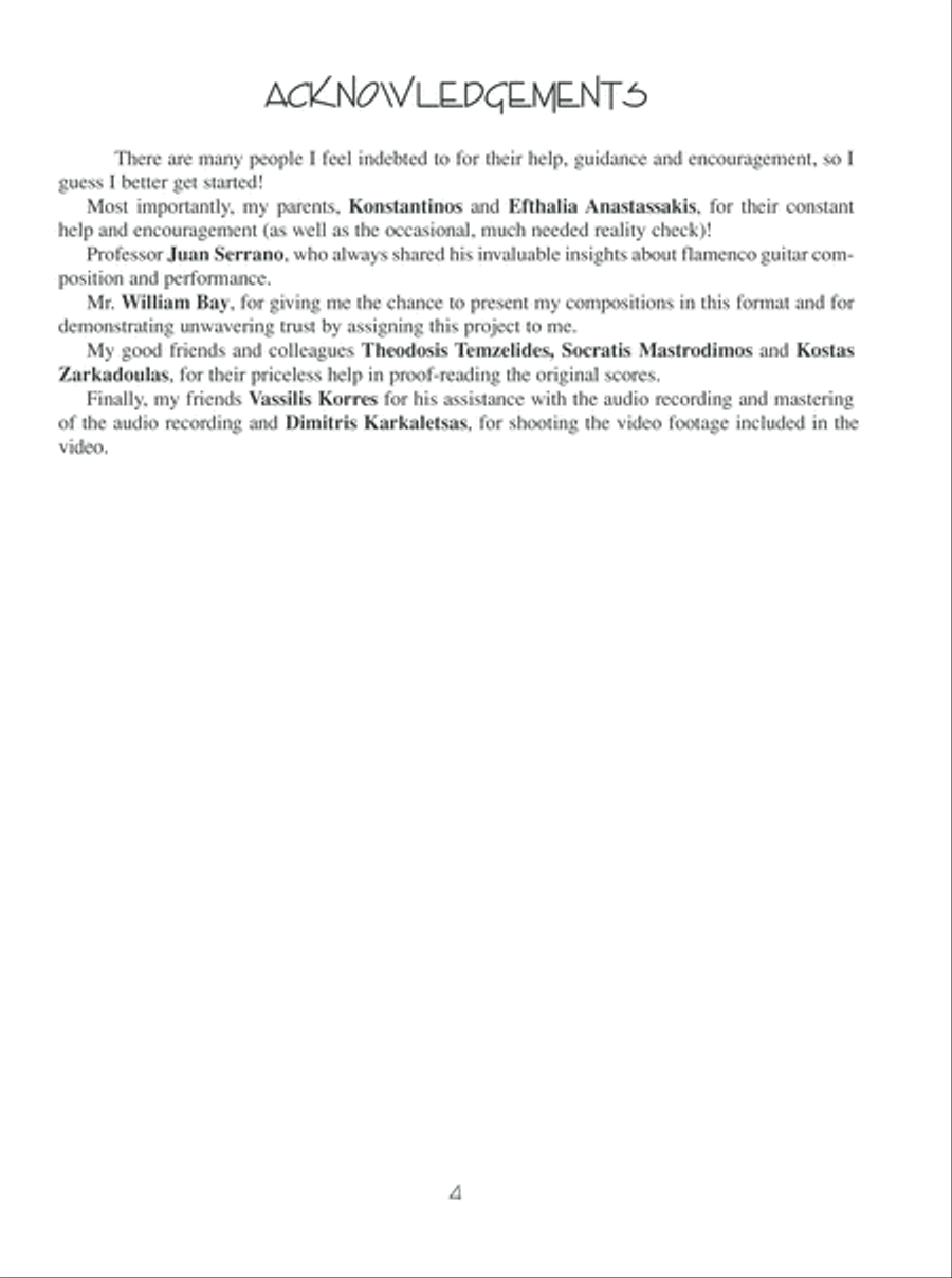 Guitar Journals - Flamenco Acoustic Guitar scores gallery preview page 5