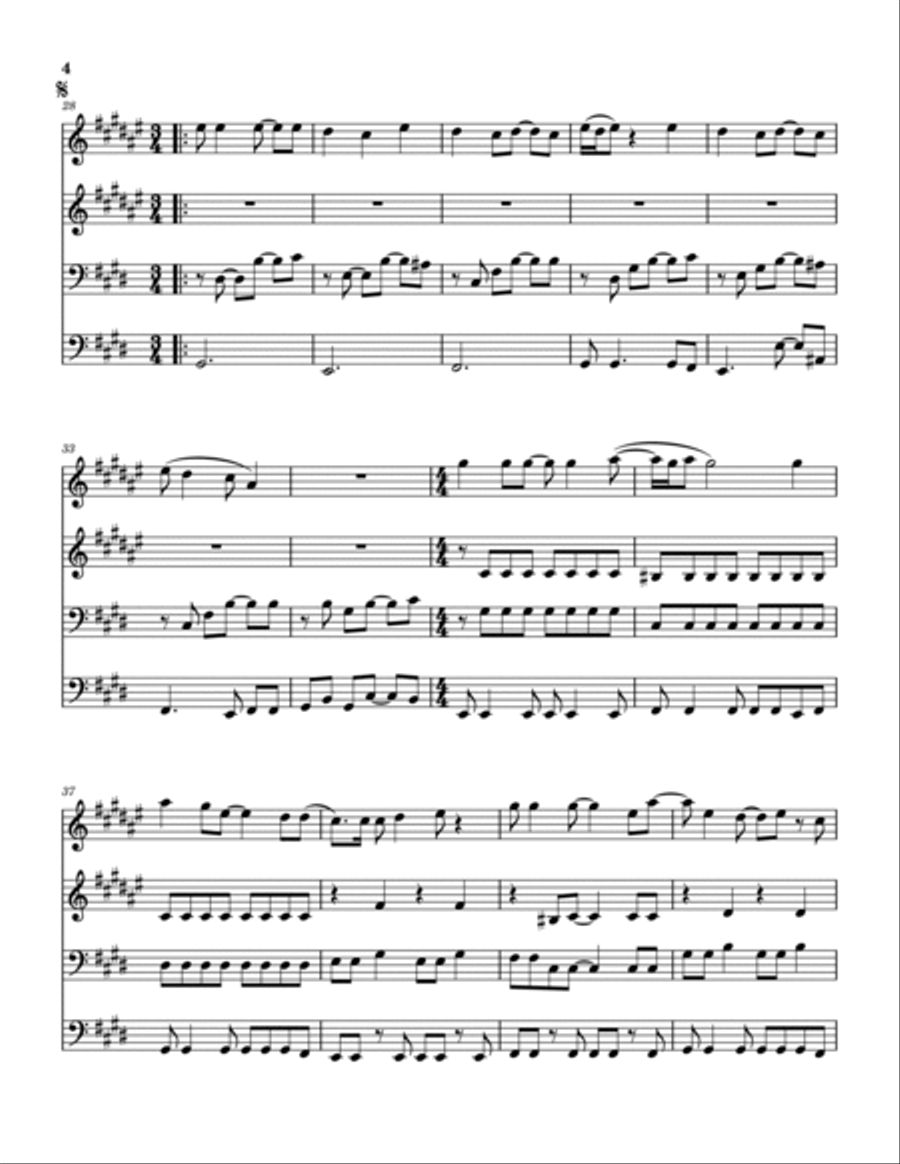 Limelight Brass Quartet scores gallery preview page 5