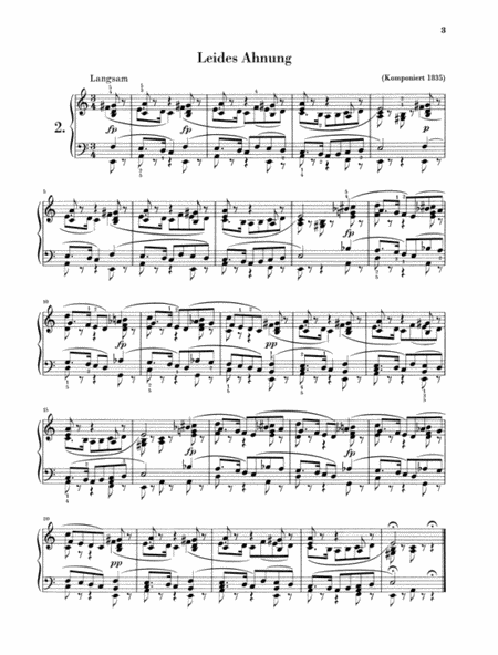 Albumblätter (Album Leaves) Op. 124