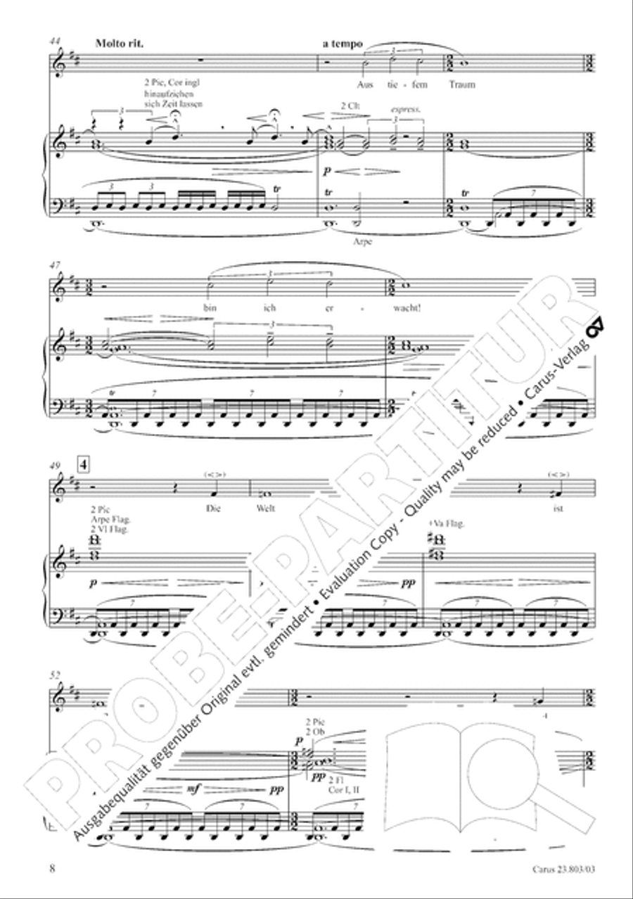 Symphony No. 3 Divisi scores gallery preview page 9