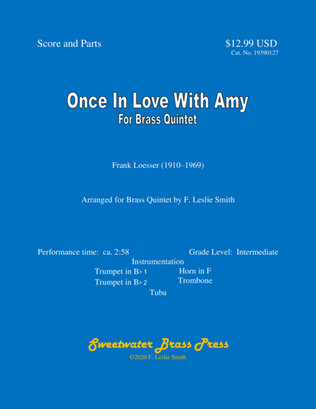 Book cover for Once In Love With Amy