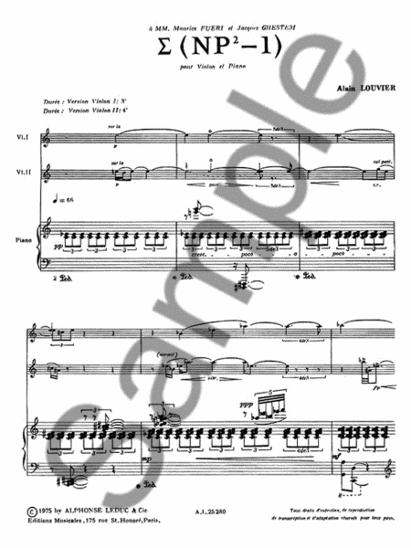 Sigma (violin & Piano)