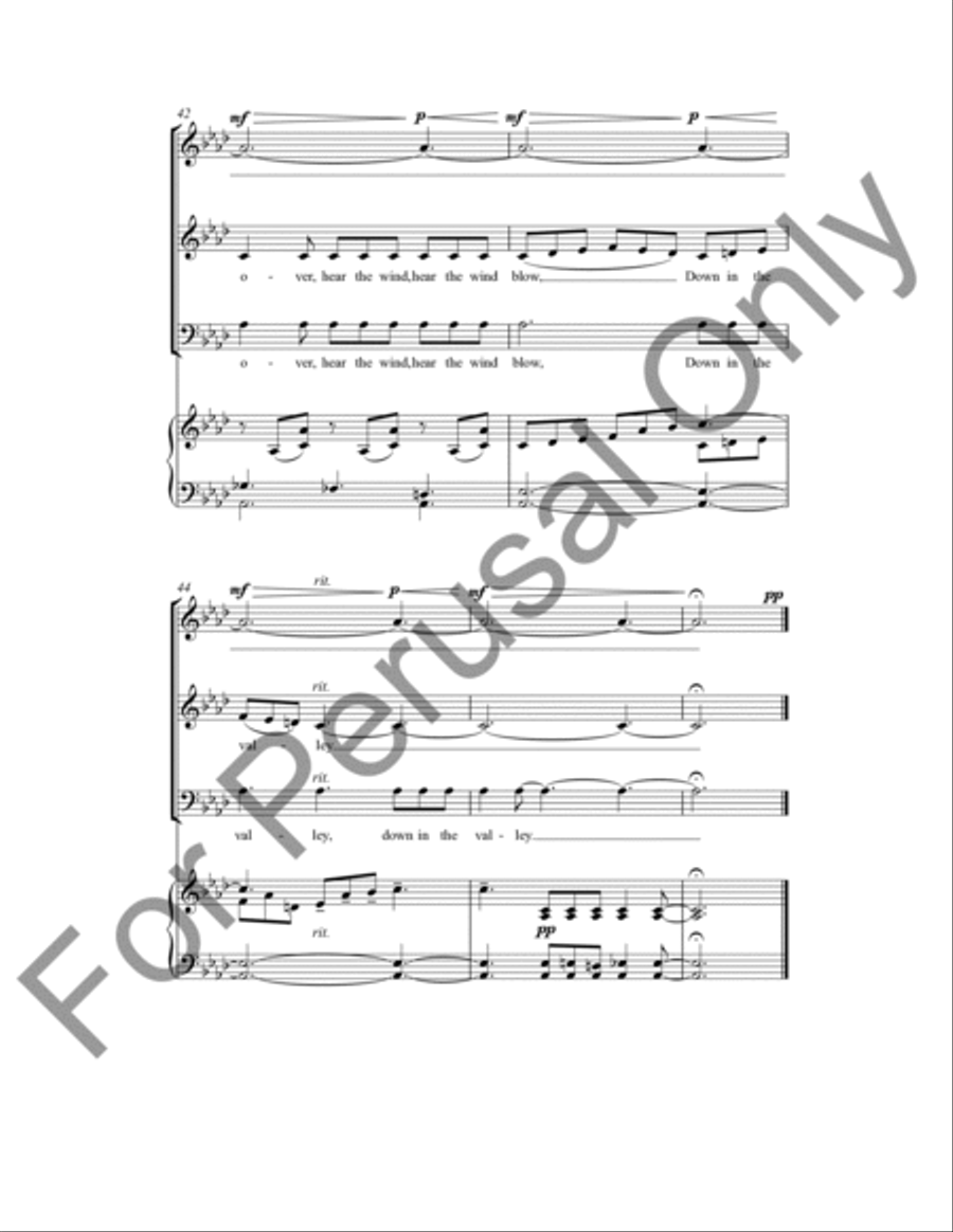 Down In The Valley Down In The Valley 3-Part scores gallery preview page 9