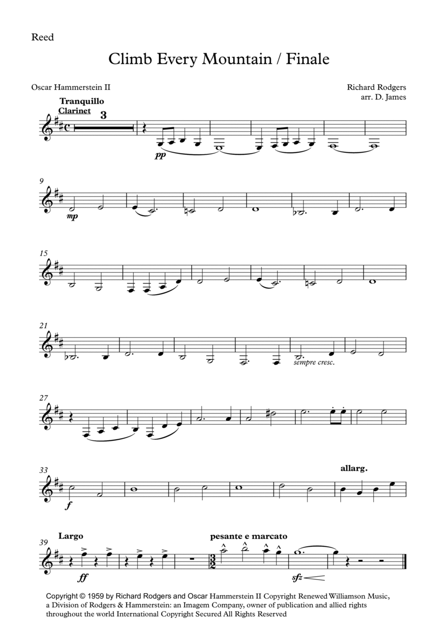 Climb Ev'ry Mountain Climb Ev'ry Mountain School and Community scores gallery preview page 1
