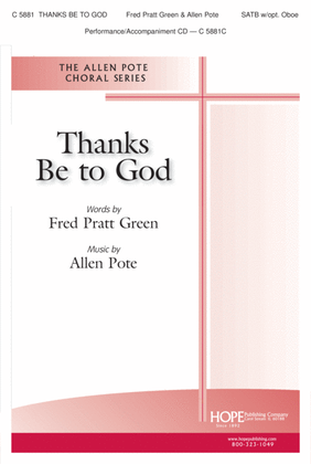 Book cover for Thanks Be to God