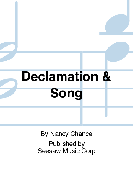 Declamation And Song