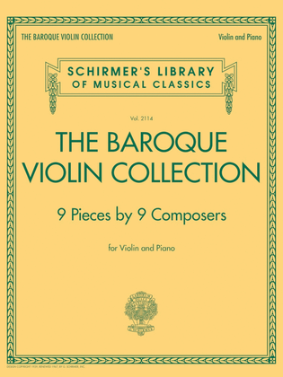 The Baroque Violin Collection – 9 Pieces by 9 Composers