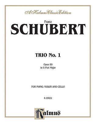 Book cover for Trio No. 1 in B-flat Major, Op. 99