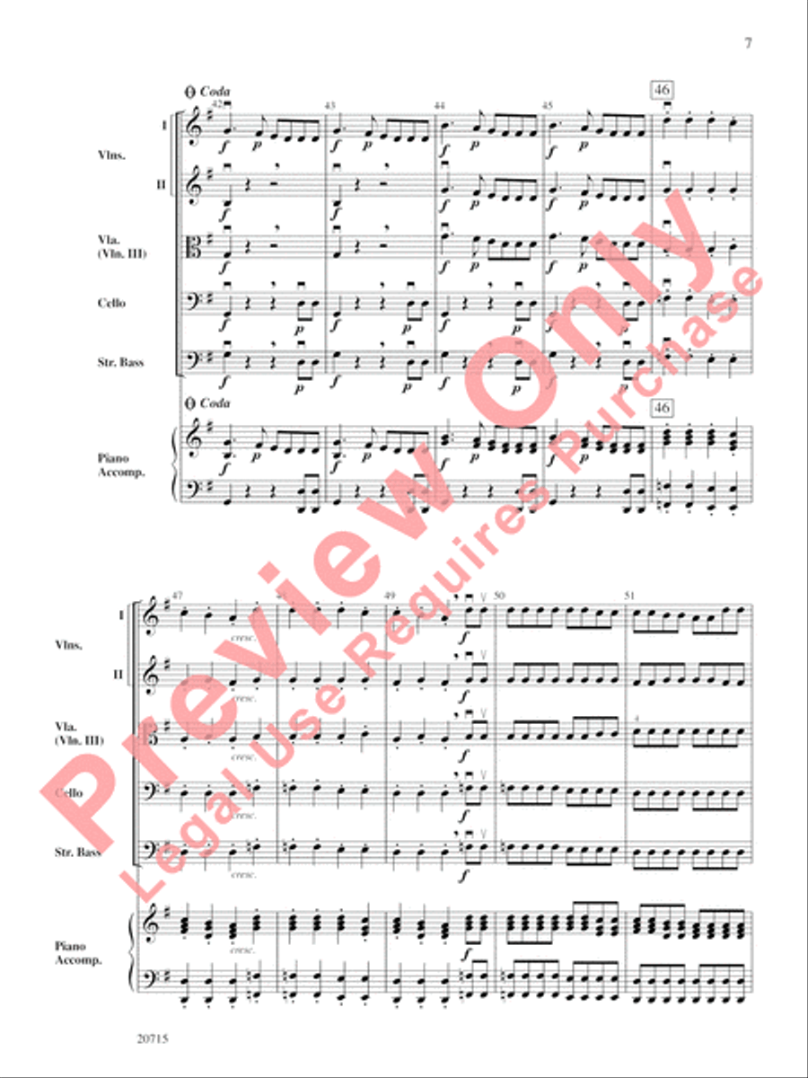 Finale String Orchestra scores gallery preview page 8