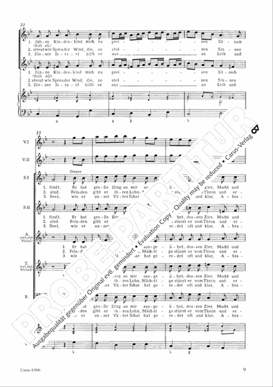 Ten motets Choir scores gallery preview page 11