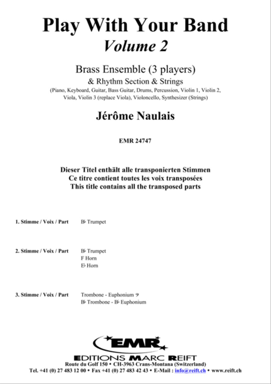 Play With Your Band Volume 2 Rhythm Section scores gallery preview page 3