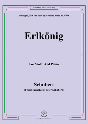 Schubert-Erlkönig,for Violin and Piano