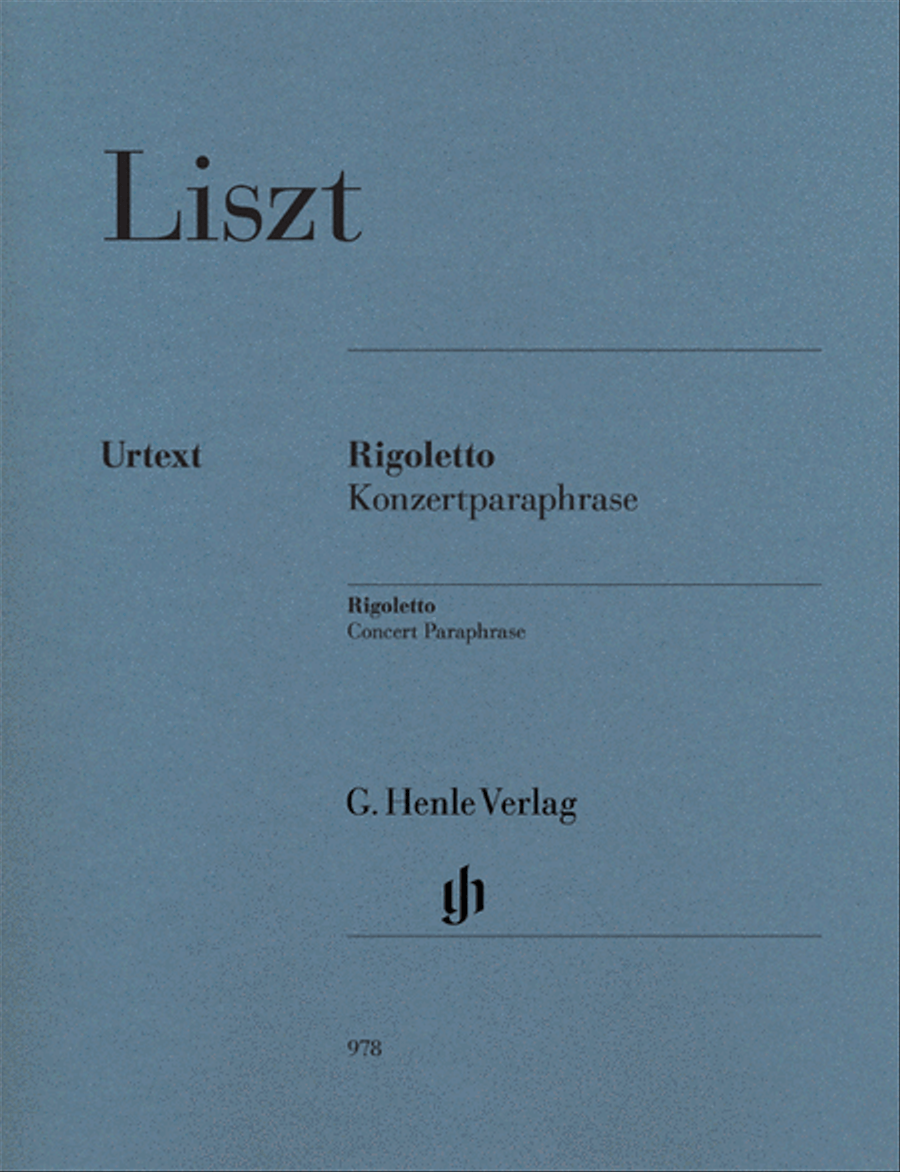 Rigoletto – Concert Paraphrase Piano Solo scores gallery preview page 1