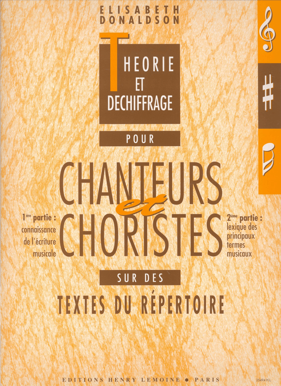 Théorie et déchiffrage pour chanteurs et choristes