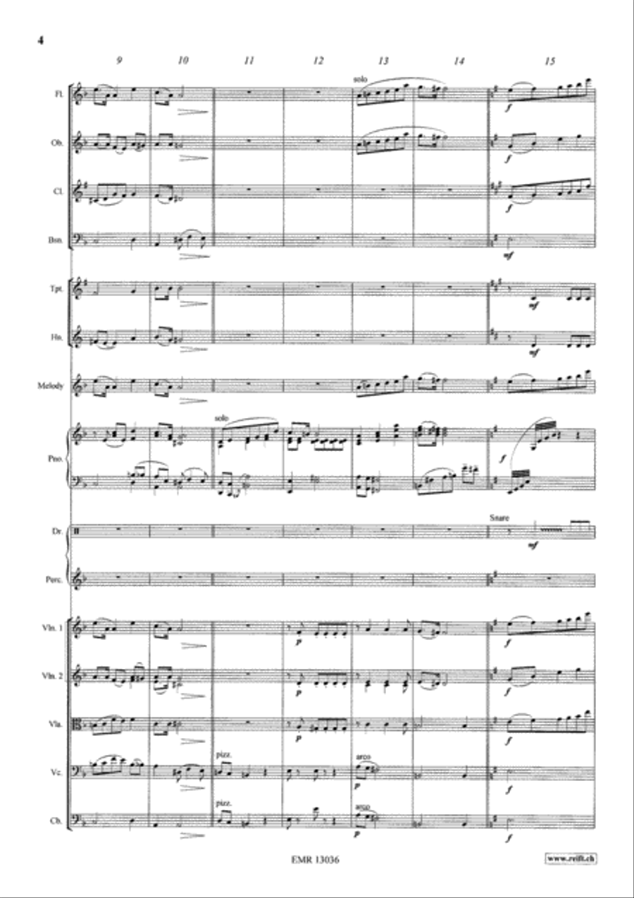 Reminiscence Orchestra scores gallery preview page 4
