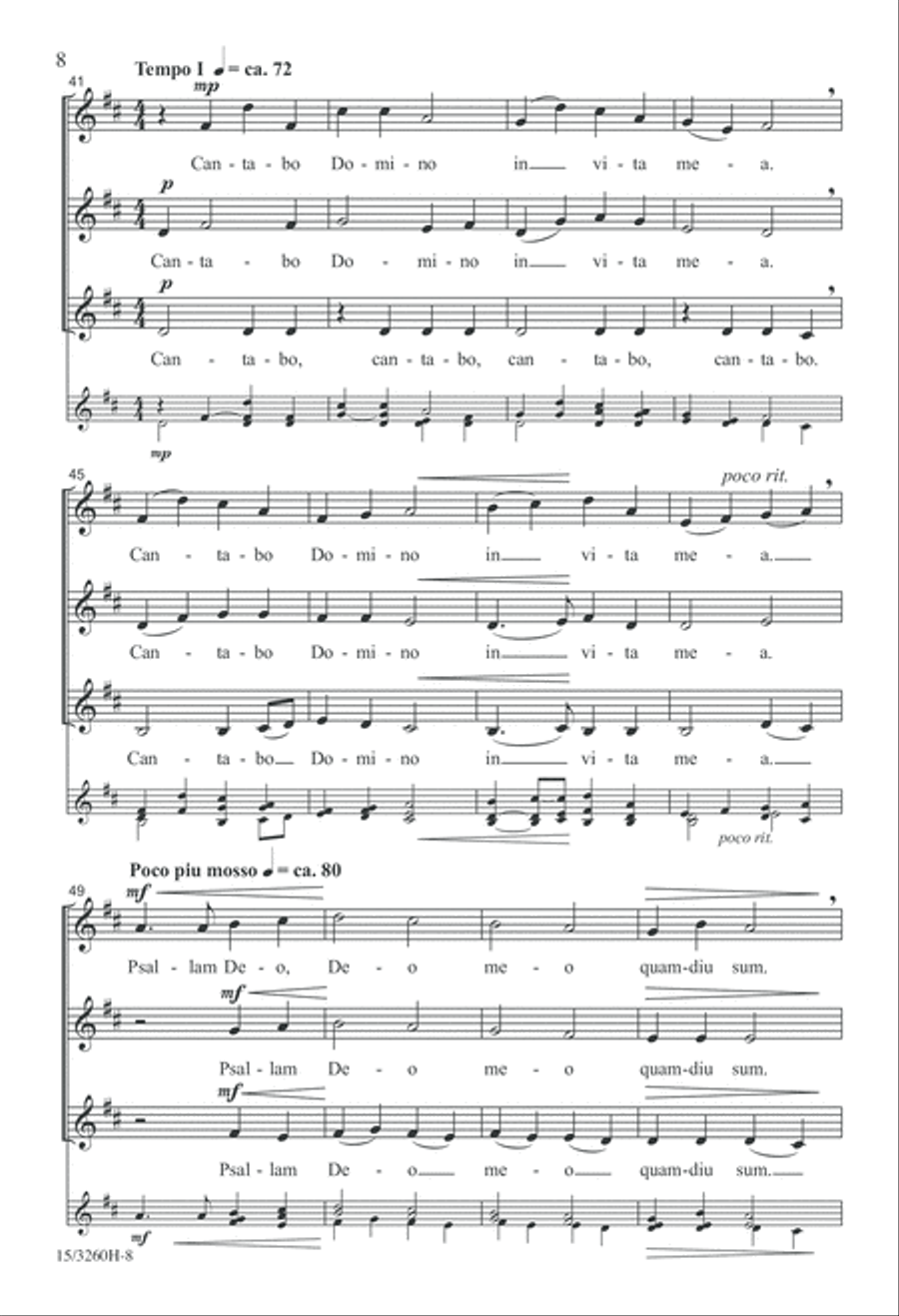 Psallam Deo SSA scores gallery preview page 8