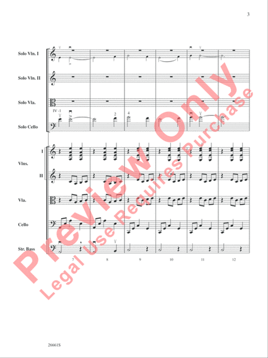 Recuerdos de la Alhambra String Orchestra scores gallery preview page 4