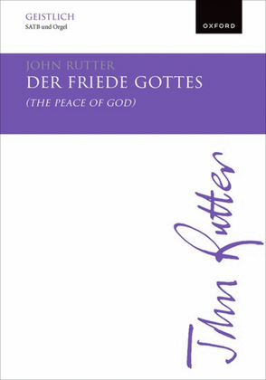 Book cover for Der Friede Gottes (The peace of God)