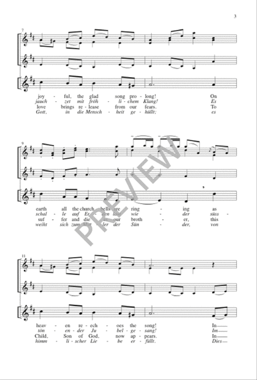 O Christians, Come Join in the Singing Unison Choir scores gallery preview page 3