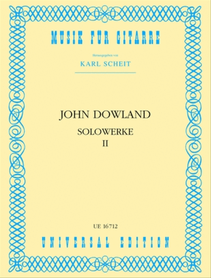 Solo Works, Guitar, Vol. 2 Chamber Music scores gallery preview page 1