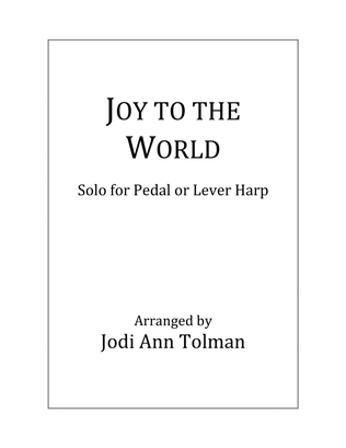 Book cover for Joy to the World, Harp Solo