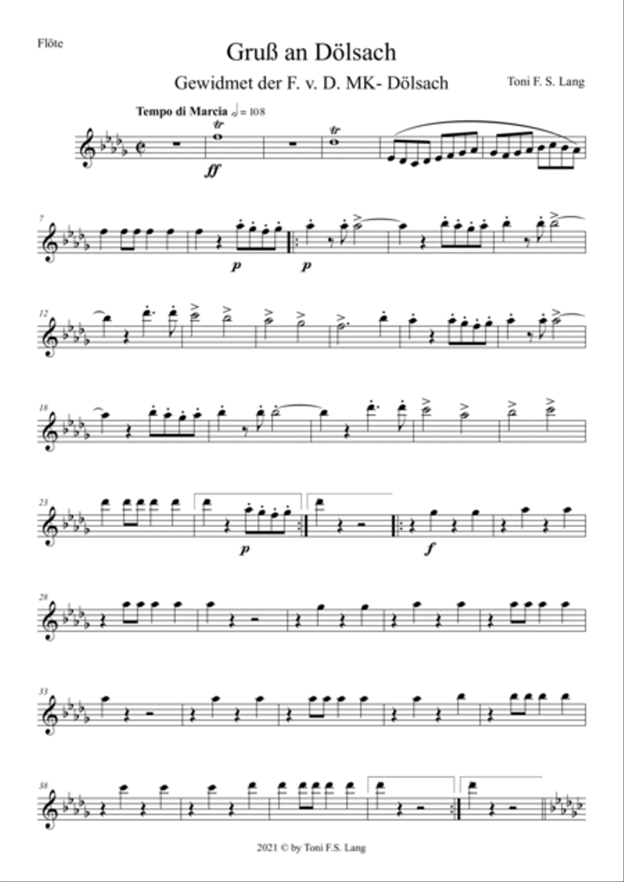 Gruß an Dölsach Parts Gruß an Dölsach Parts Concert Band scores gallery preview page 3