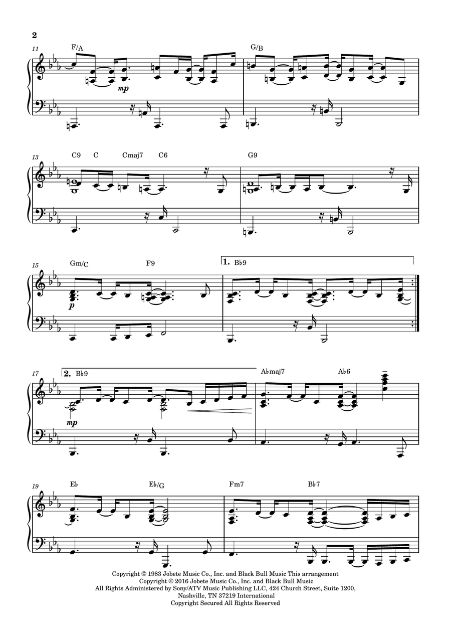 Overjoyed Overjoyed Piano Solo scores gallery preview page 2