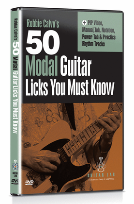 Book cover for 50 Modal Licks You Must Know DVD