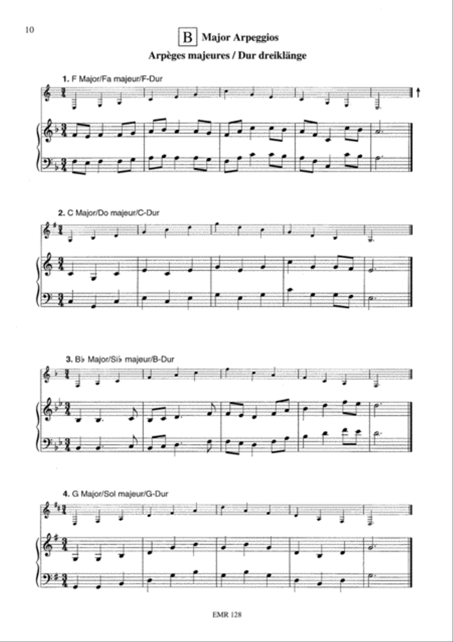 Scales & Arpeggios Piano Accompaniment scores gallery preview page 7