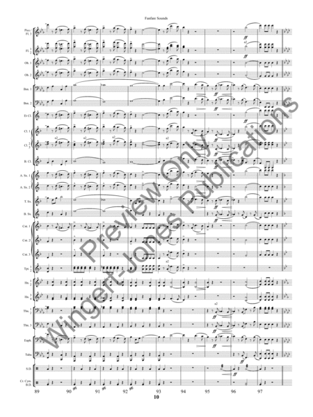 Fanfare Sounds - Full Score